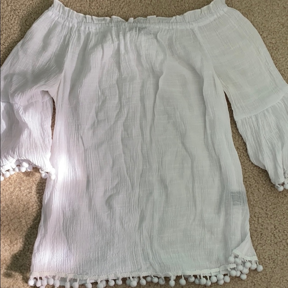 Off the shoulder blouse